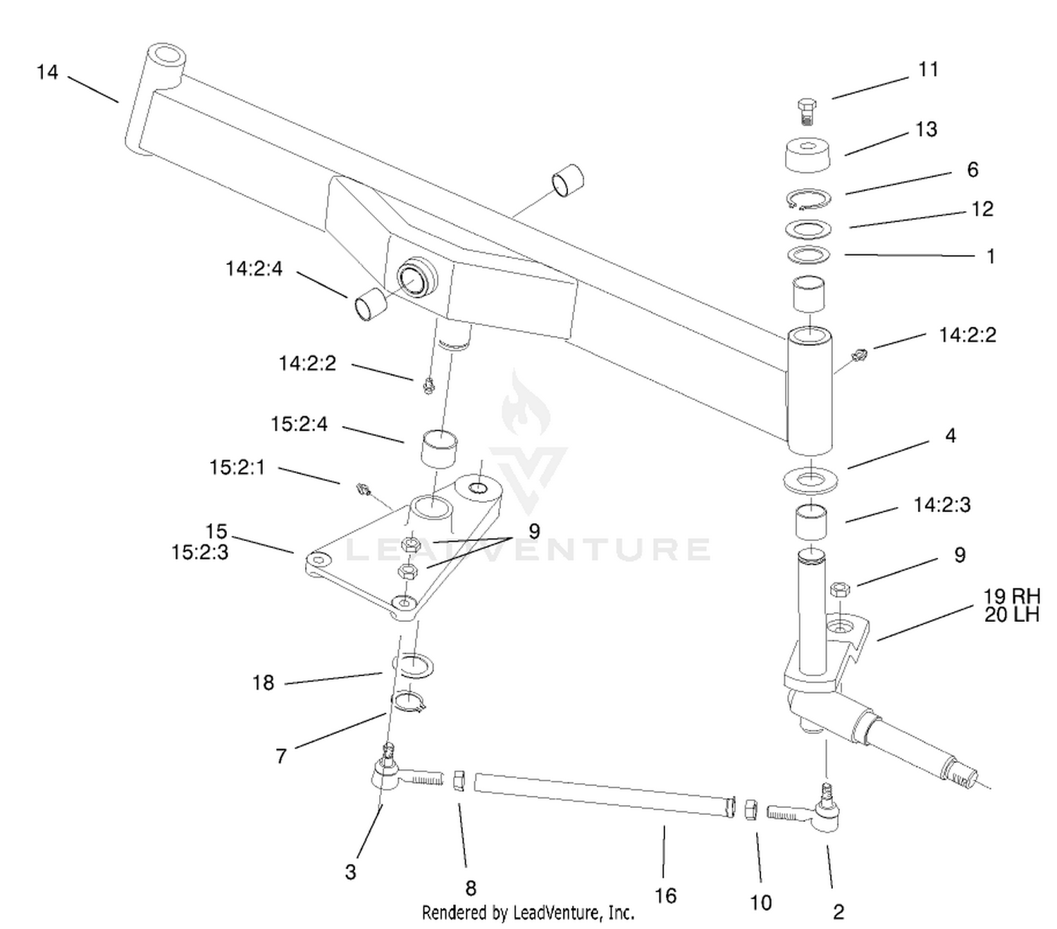 Rear Axle Assembly No. 18-4029-03