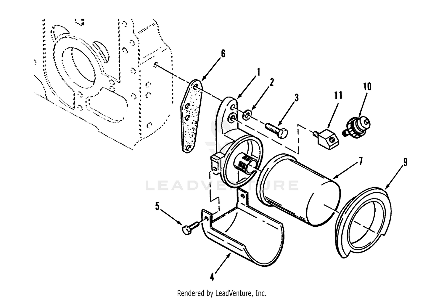 Oil Filter And Low Oil Pressure Cut-Off Switch