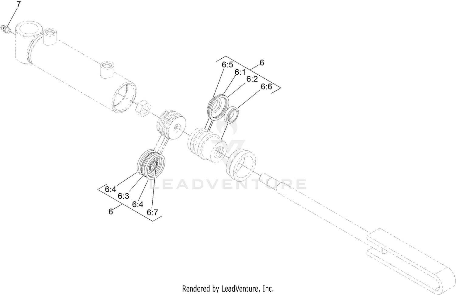 Hydraulic Cylinder Assembly No. 138-6952