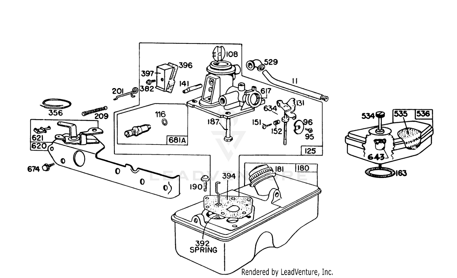 Carburetor Assembly Model 93508-0193-01
