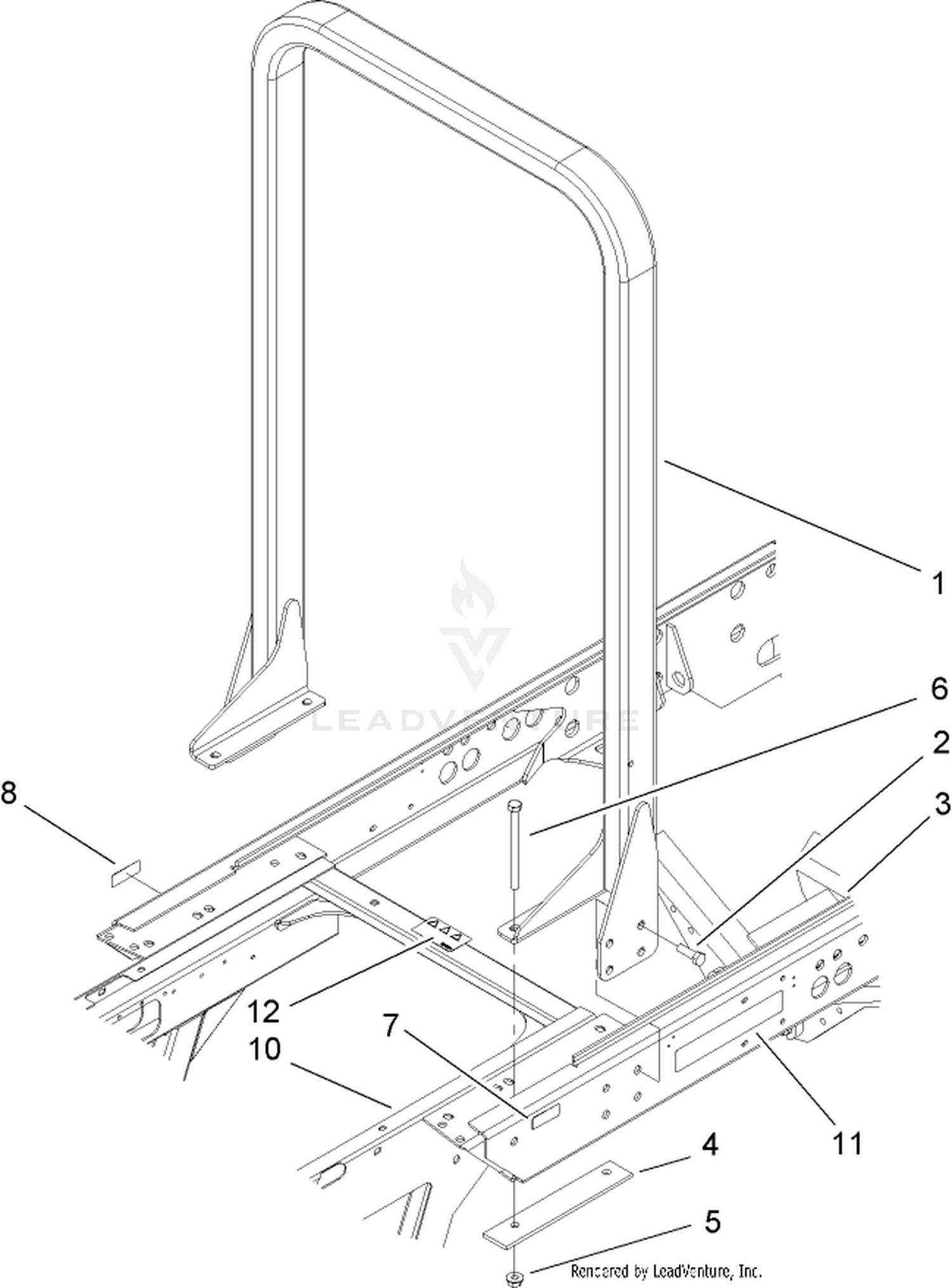 Roll-Over-Protection System Assembly  and Frame Assembly