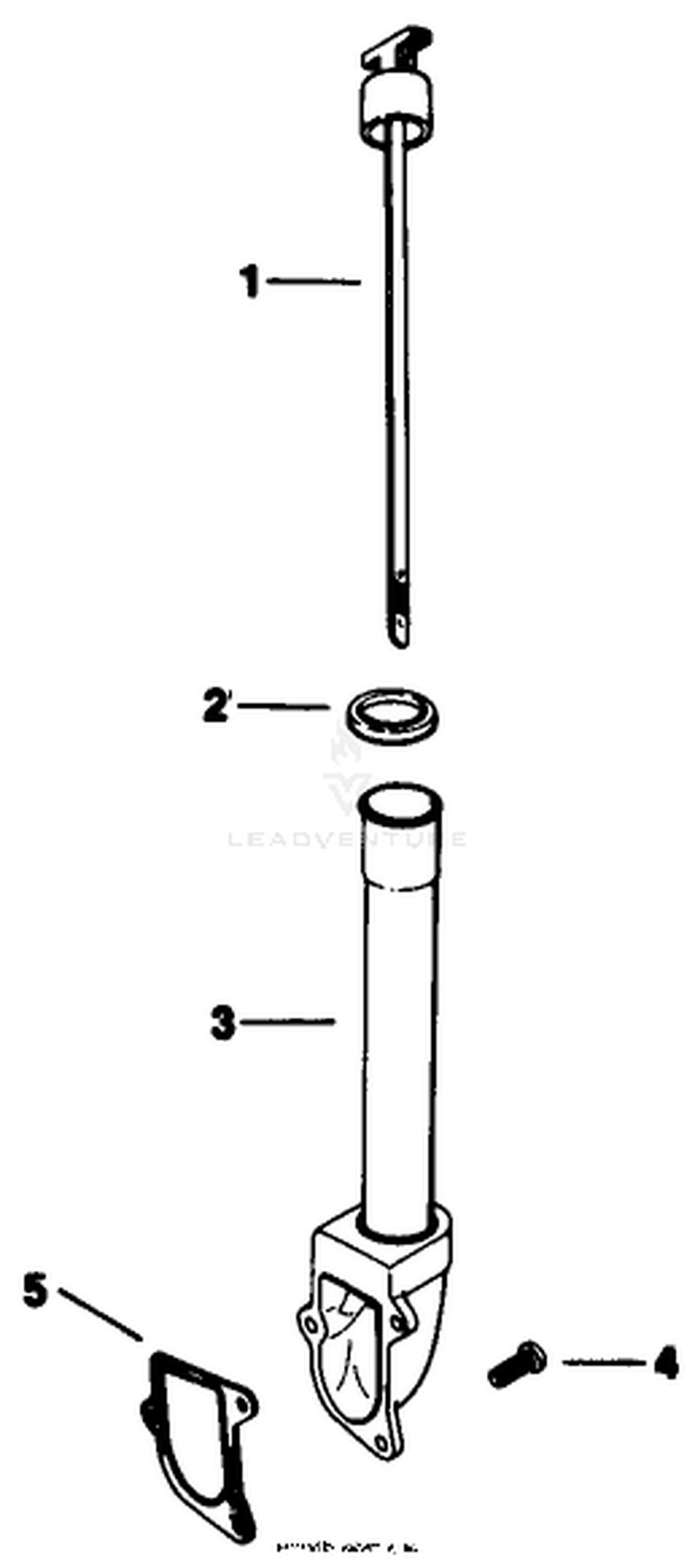 Dipstick-Kohler Engine Model No. M16 Spec. No. 711 526