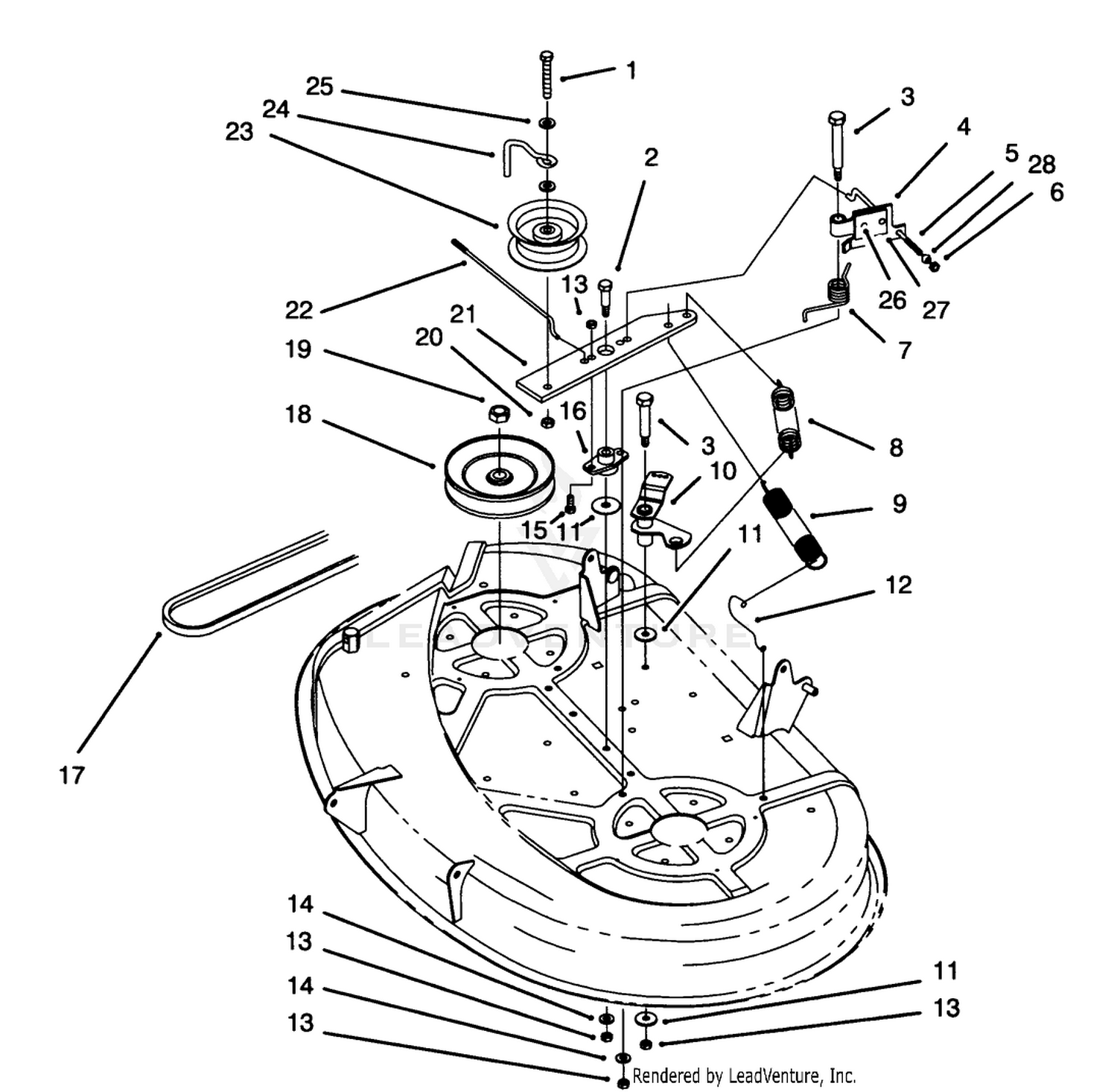 Brake Assembly (38" Cutting Unit)