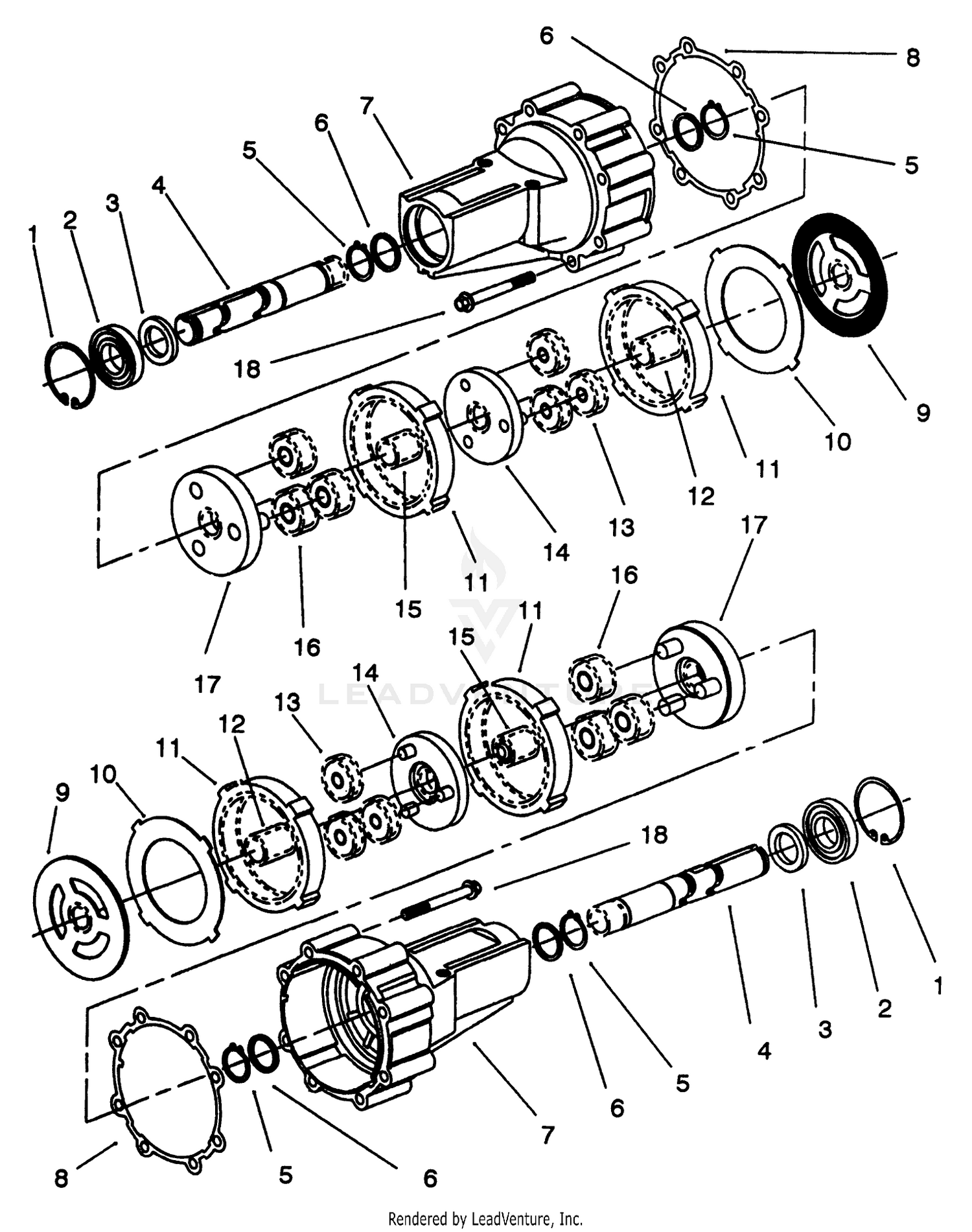 Transmission Eaton Model 751-045 2