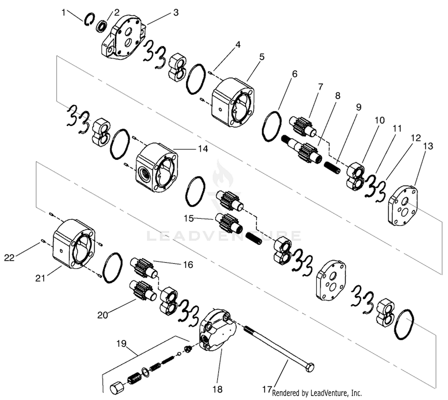 Hydraulic Pump No. 93-1376