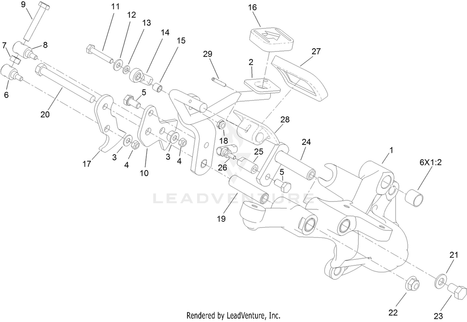 Right Hand Support Platform Assembly