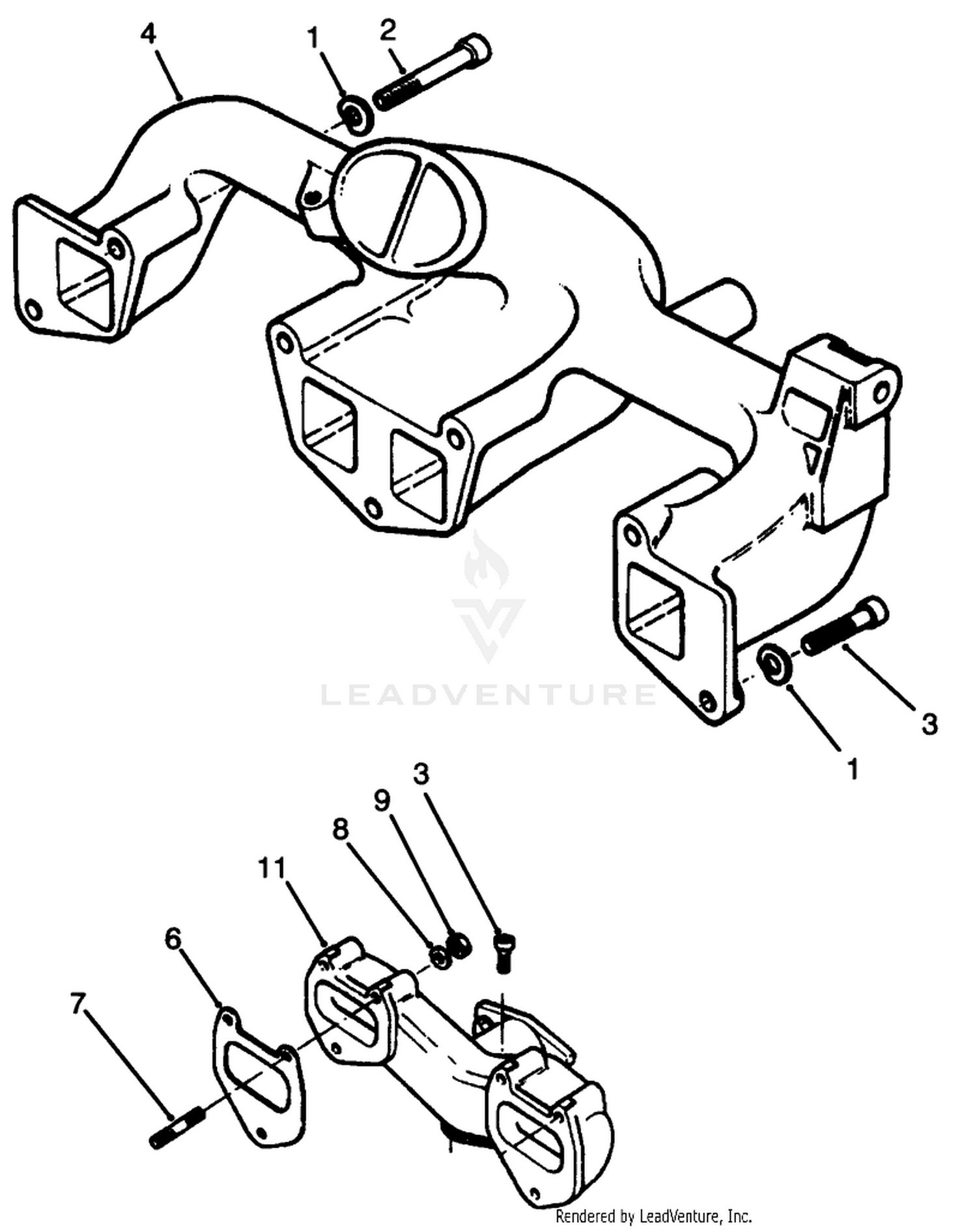 Intake and Exhaust Manifold Assembly