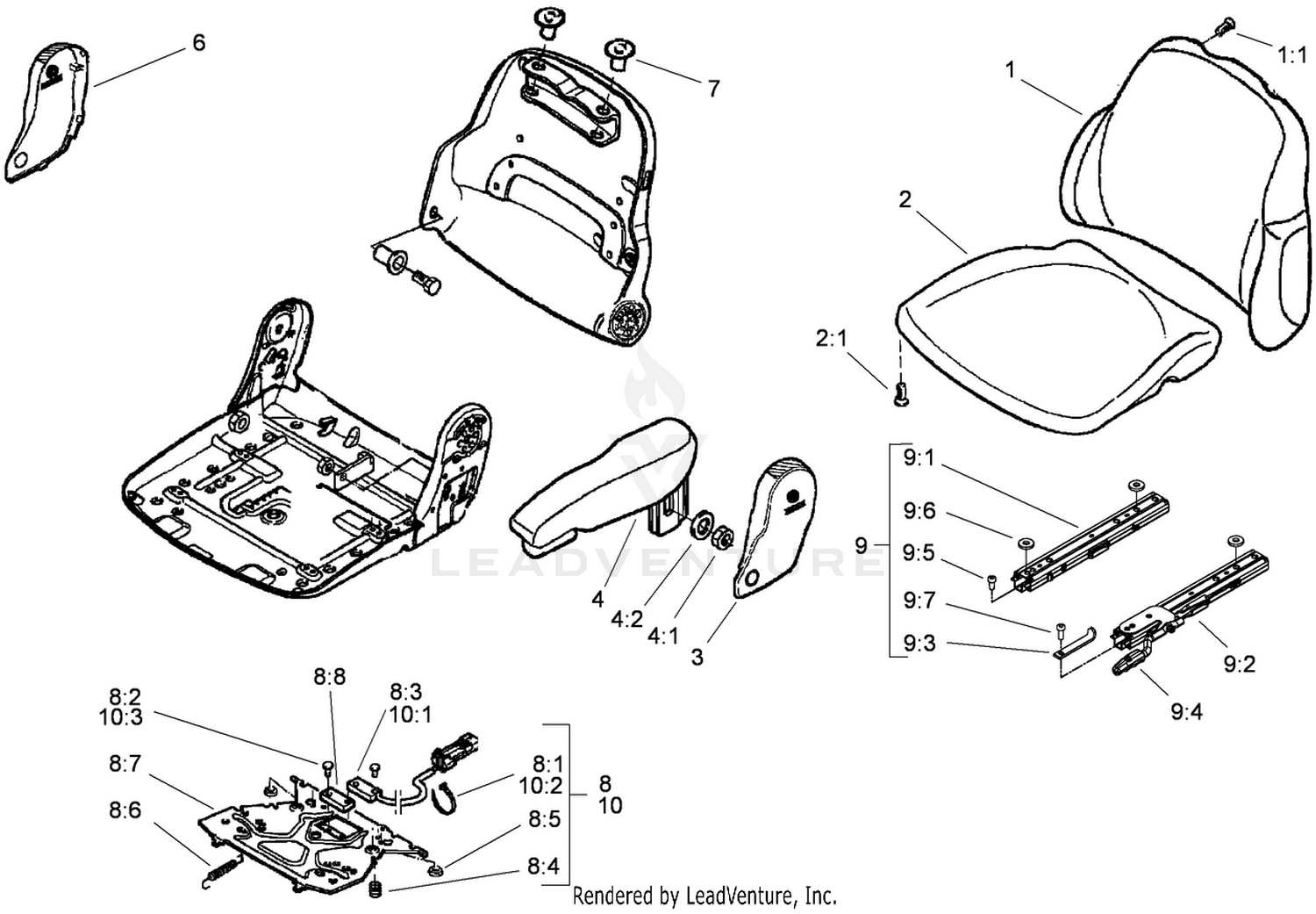 Premium Seat Assembly No. 117-5676