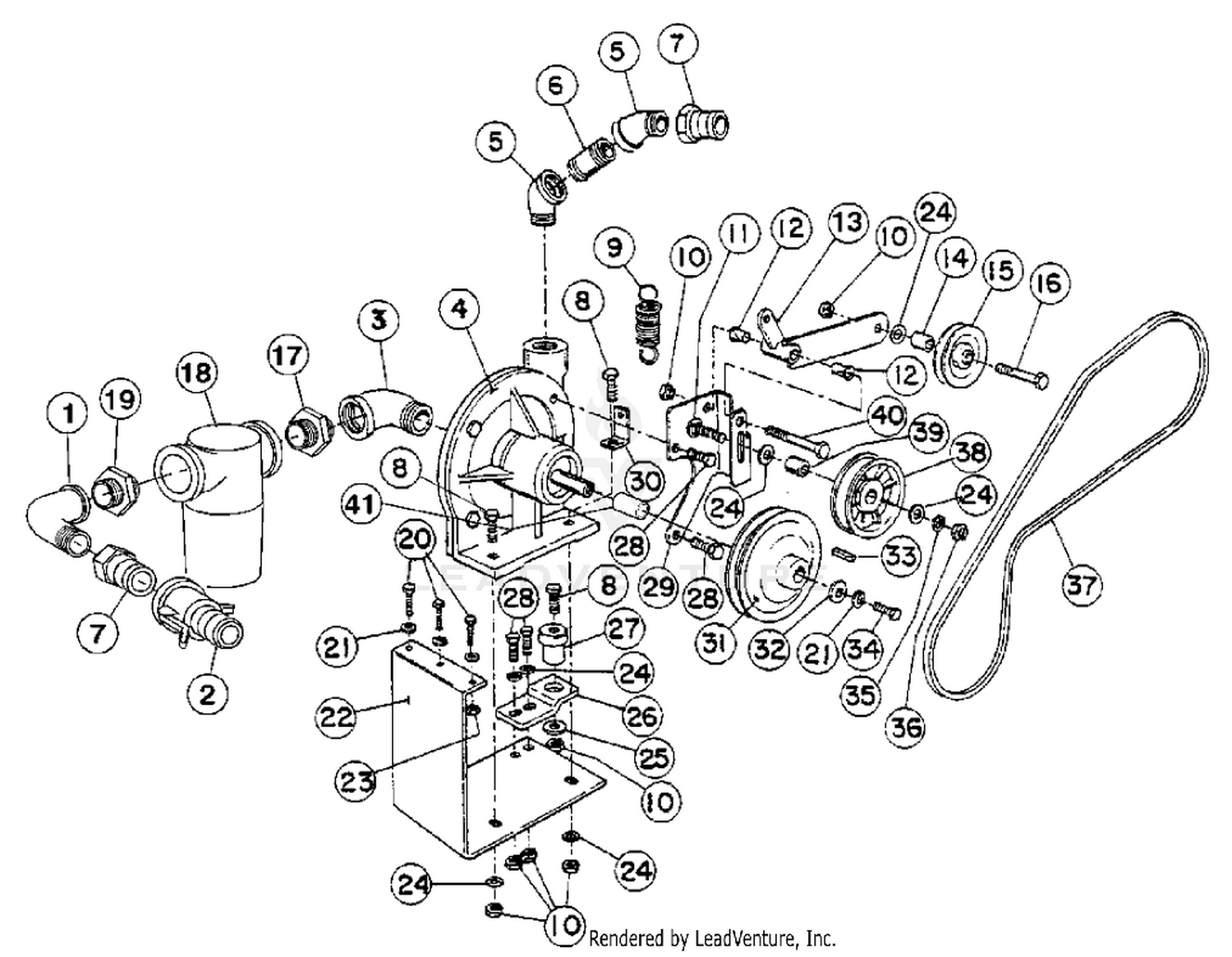 SPRAYER PUMP ASSEMBLY (3000)