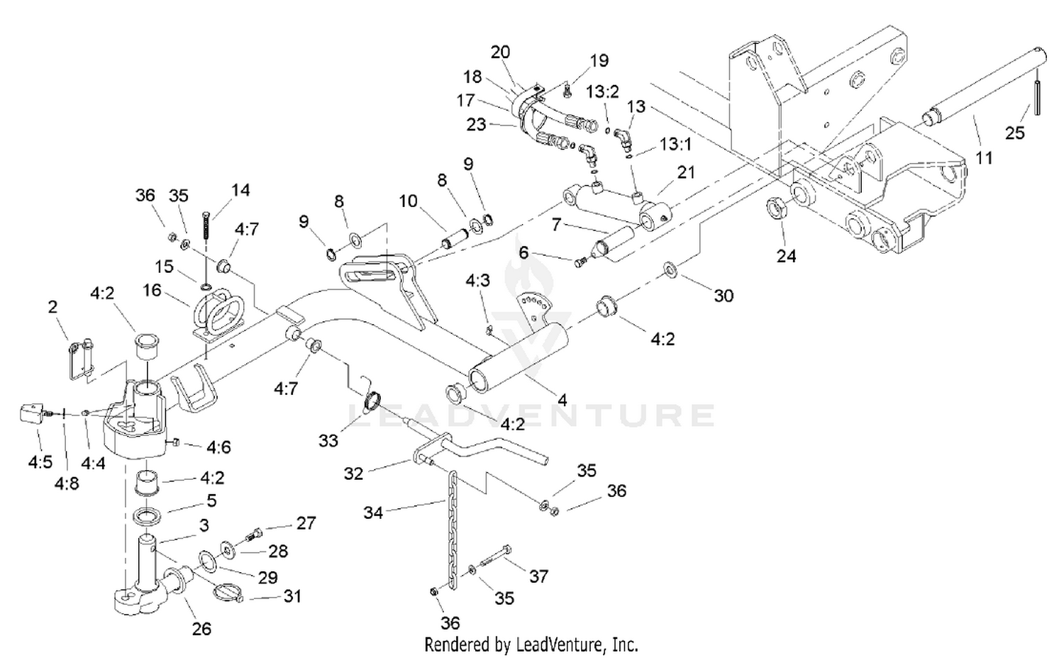 Front No. 1 Lift Arm Assembly