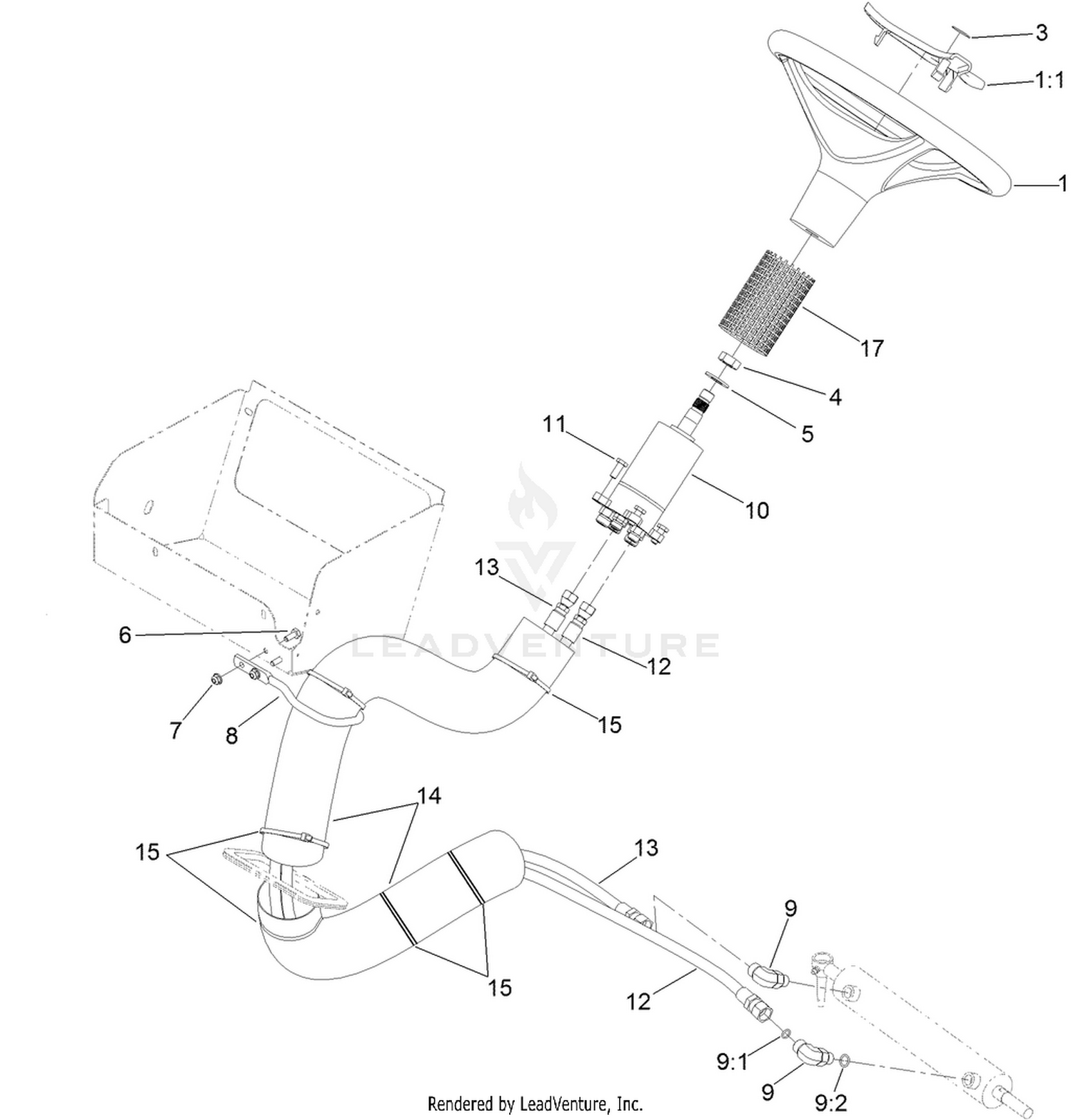 Steering Hydraulic Assembly