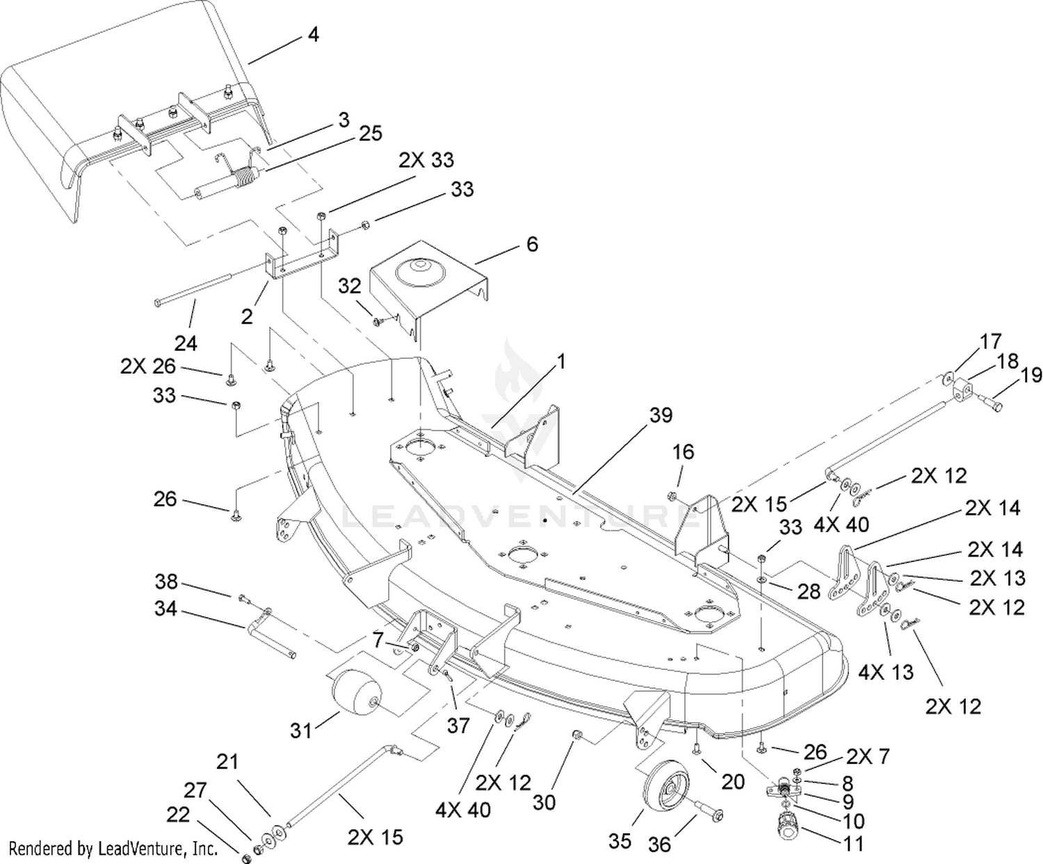 48in Deck Assembly