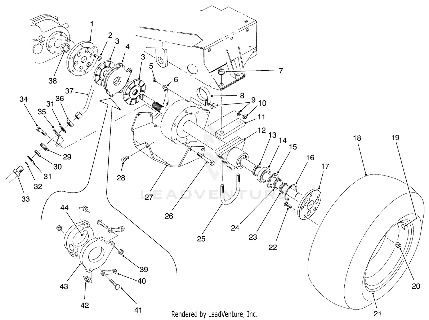 Front Axle Assembly