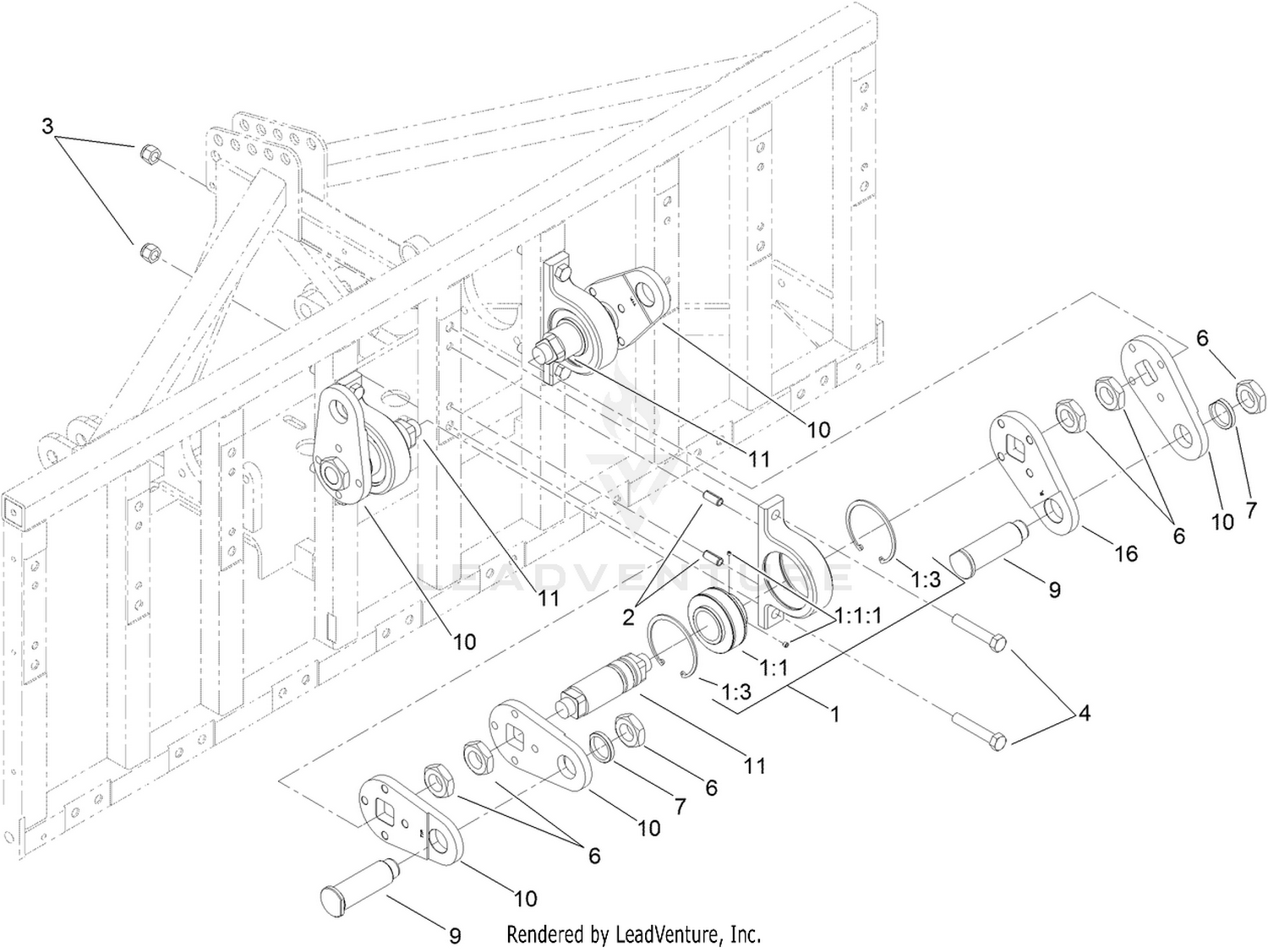 Center Crankshaft Assembly