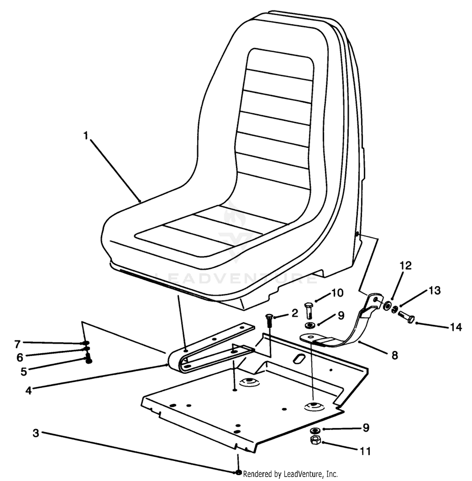 Low Seat Assembly (optional)