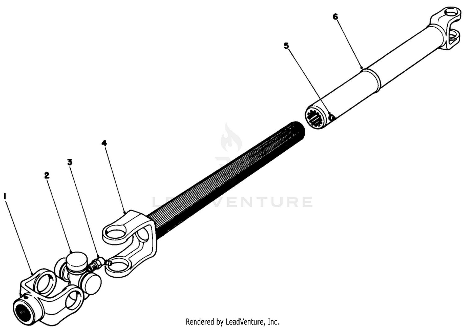 Drive Shaft Assembly No. 62-4260