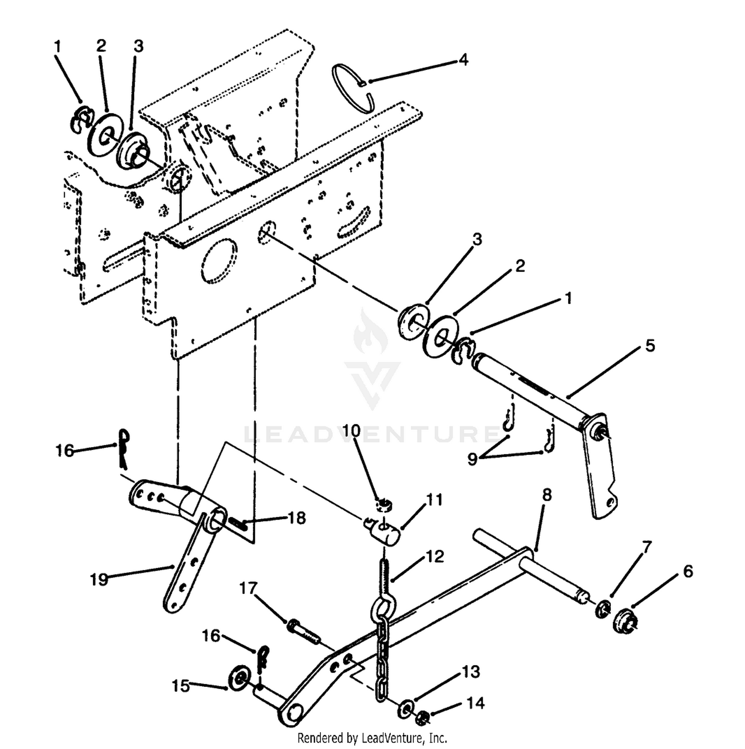 Hydrostatic Lift Linkage