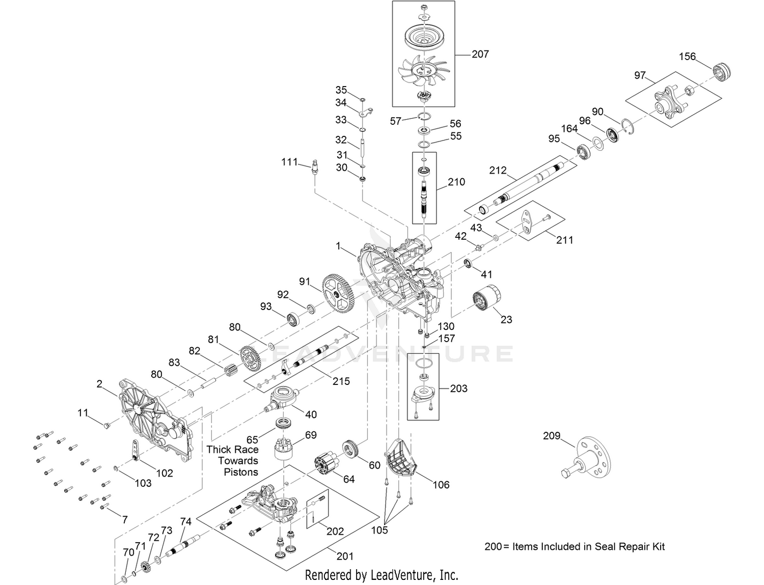 RH Transaxle Assembly No. 133-4421