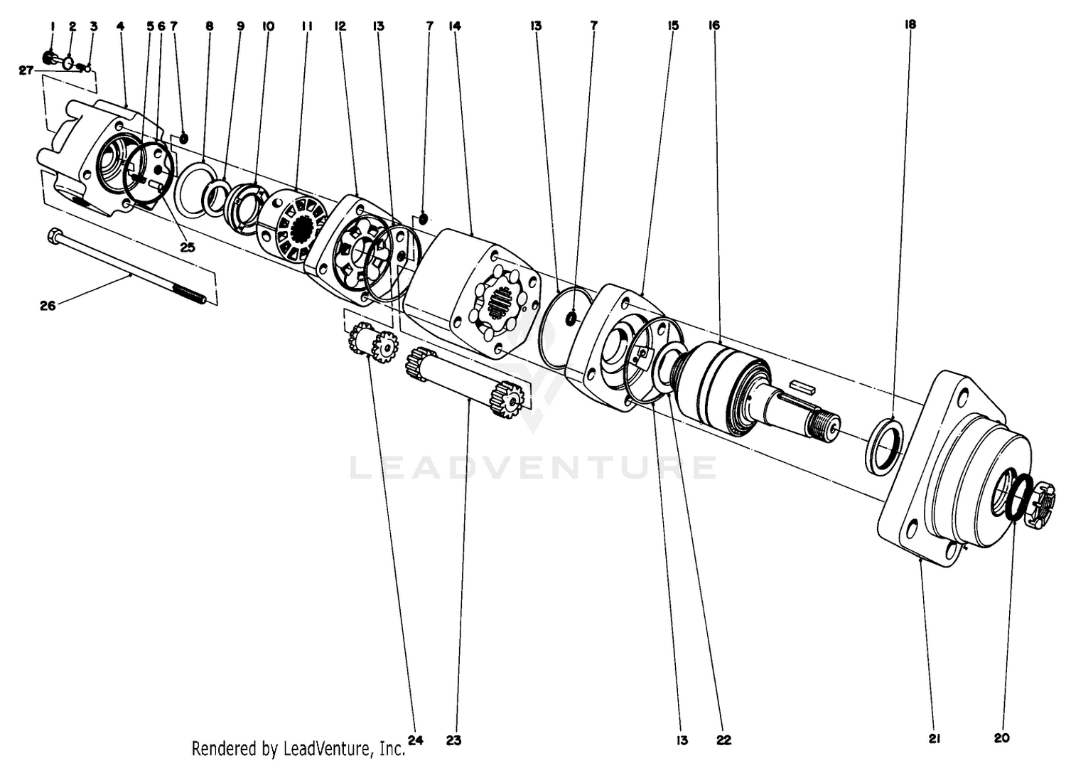 Rear Wheel Motor No. 36-5690