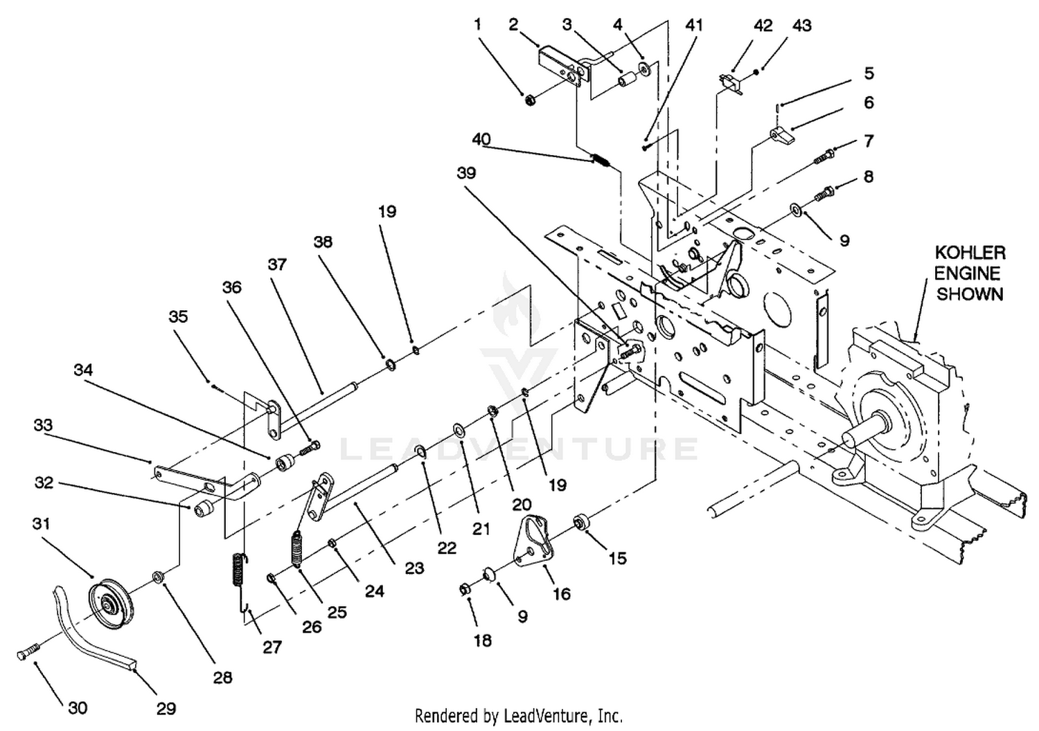 Hydro Drive, Parking Brake