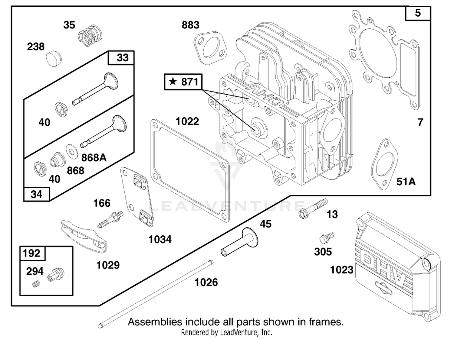Engine Briggs  Stratton Model 28n707-0631-A1 2