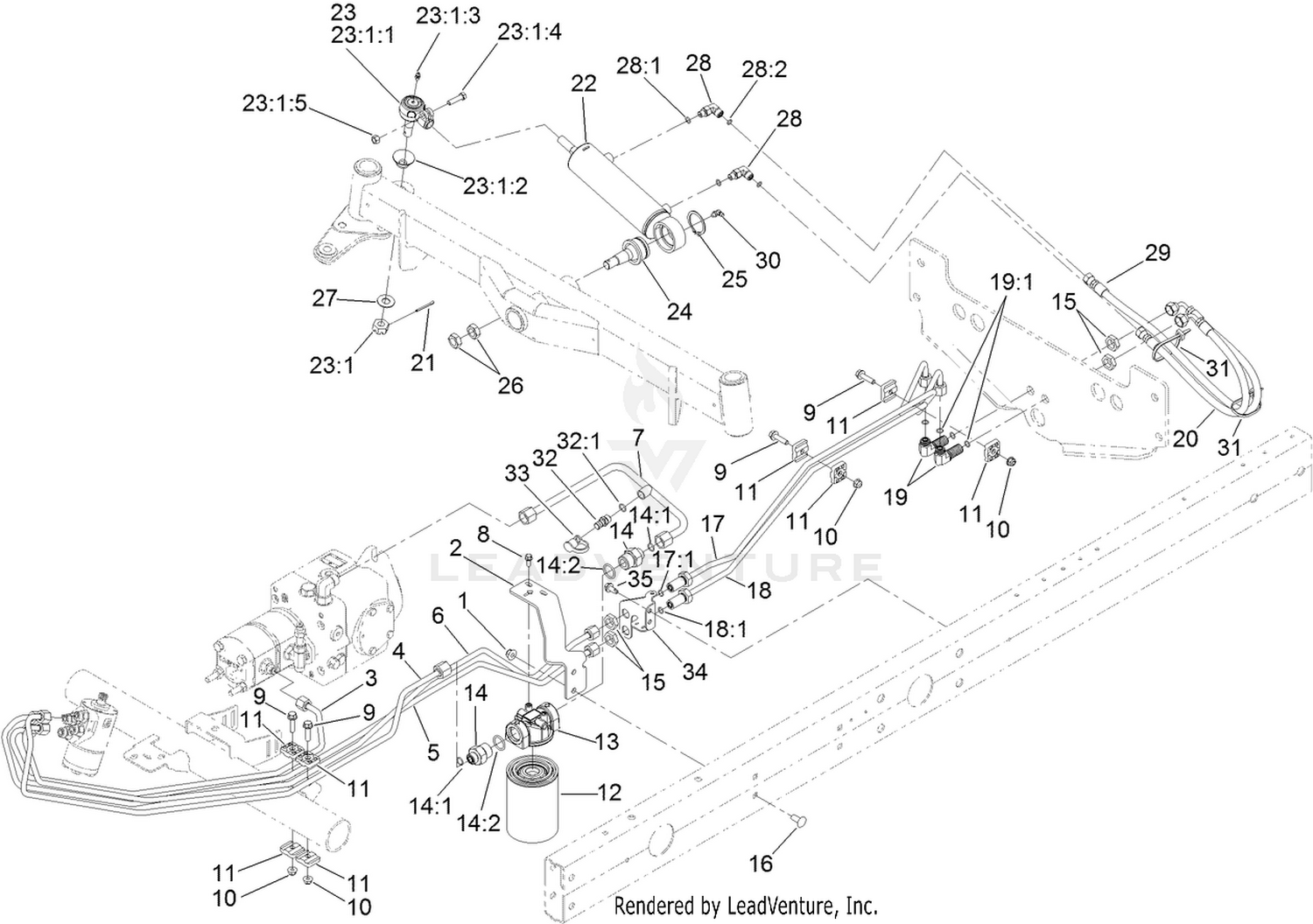 Steering Hydraulic Assembly