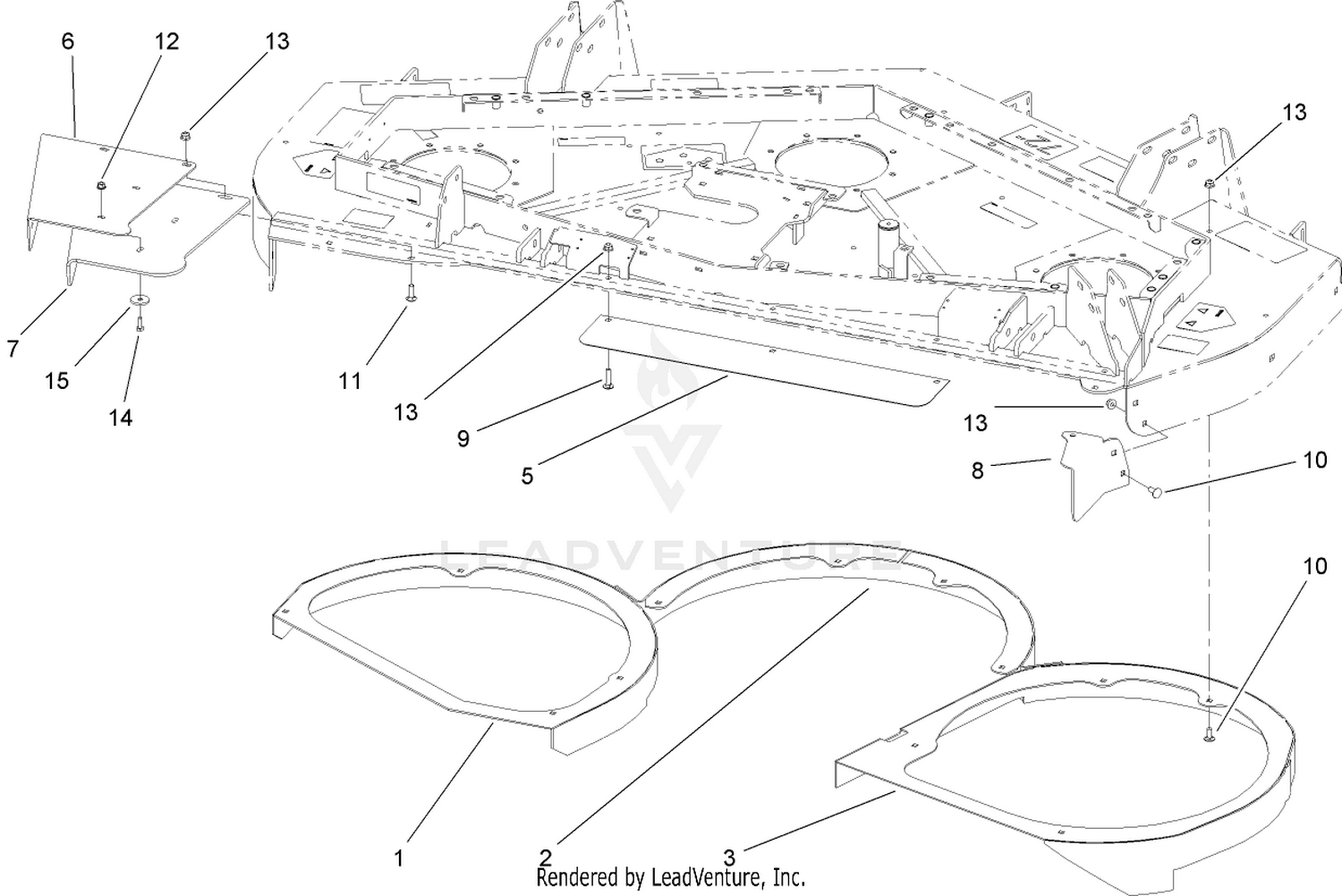 Rear Discharge Chamber Assembly