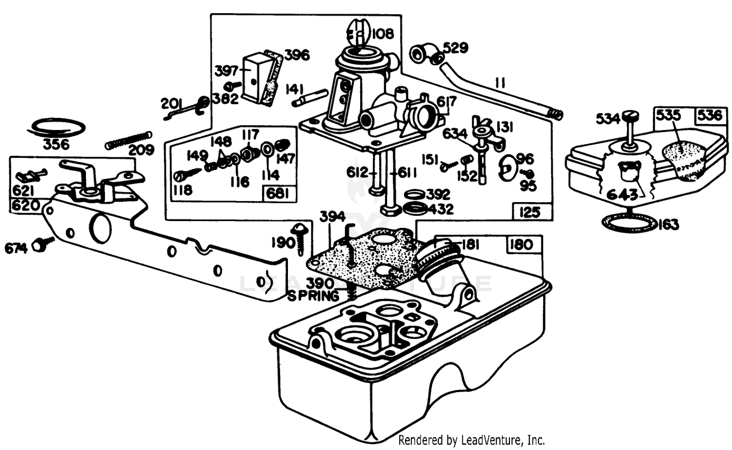 Carburetor Assembly Model 92908-1956-02