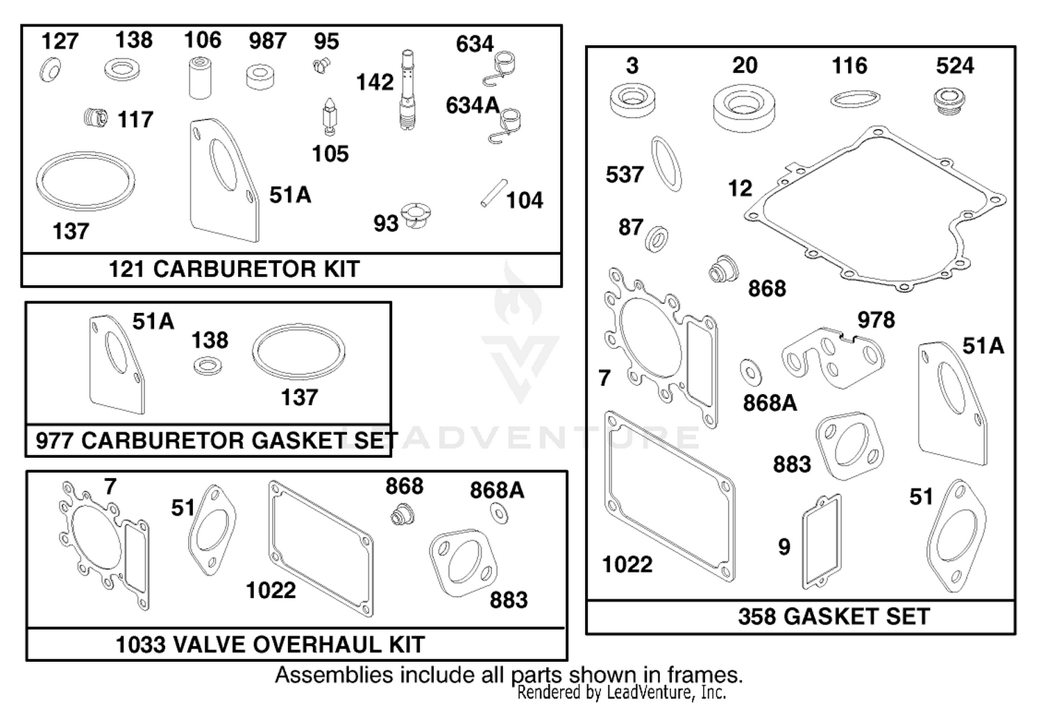 Engine Briggs  Stratton Model 28n707-0631-A1 9