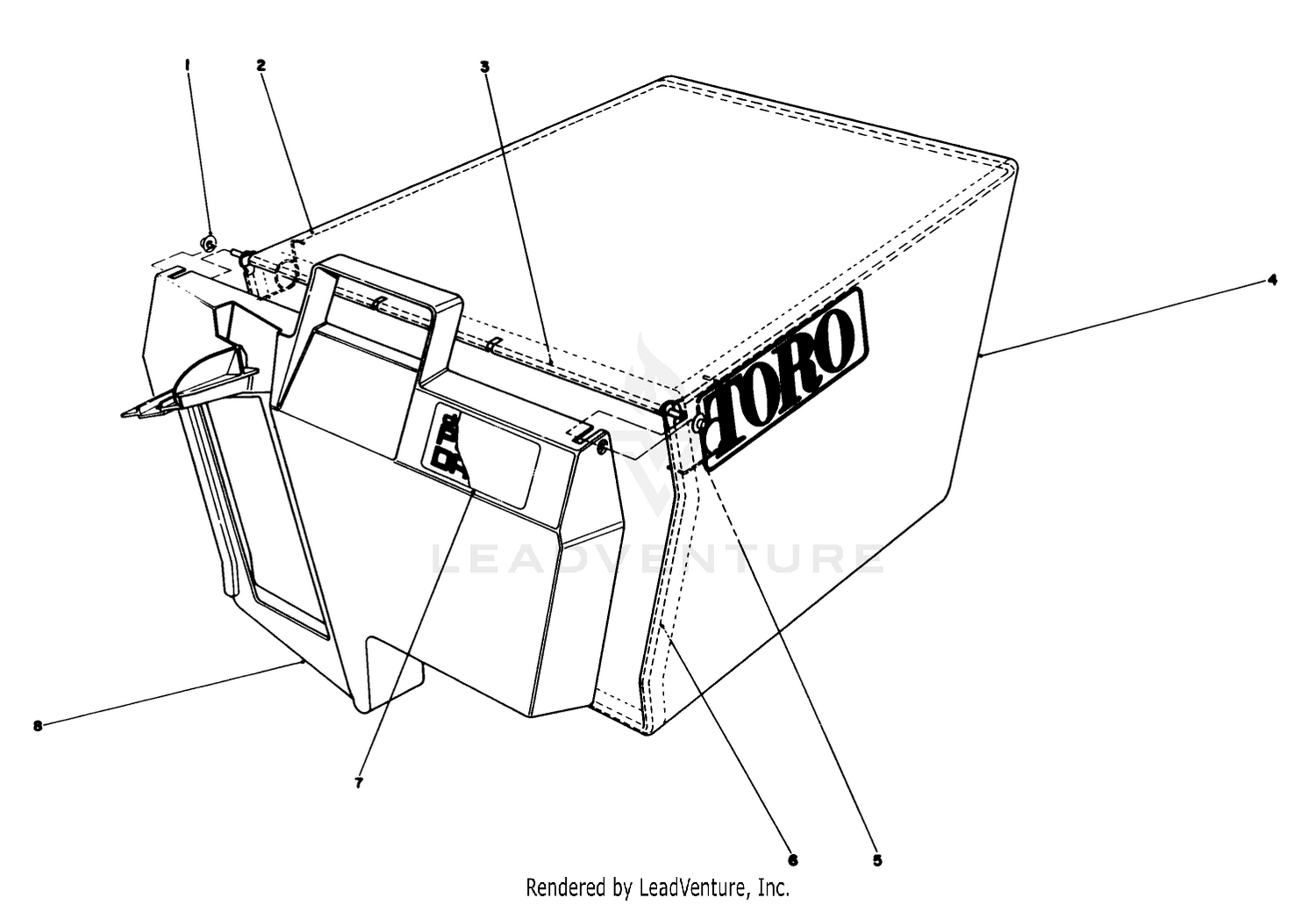 Grass Bag Assembly No. 11-0189