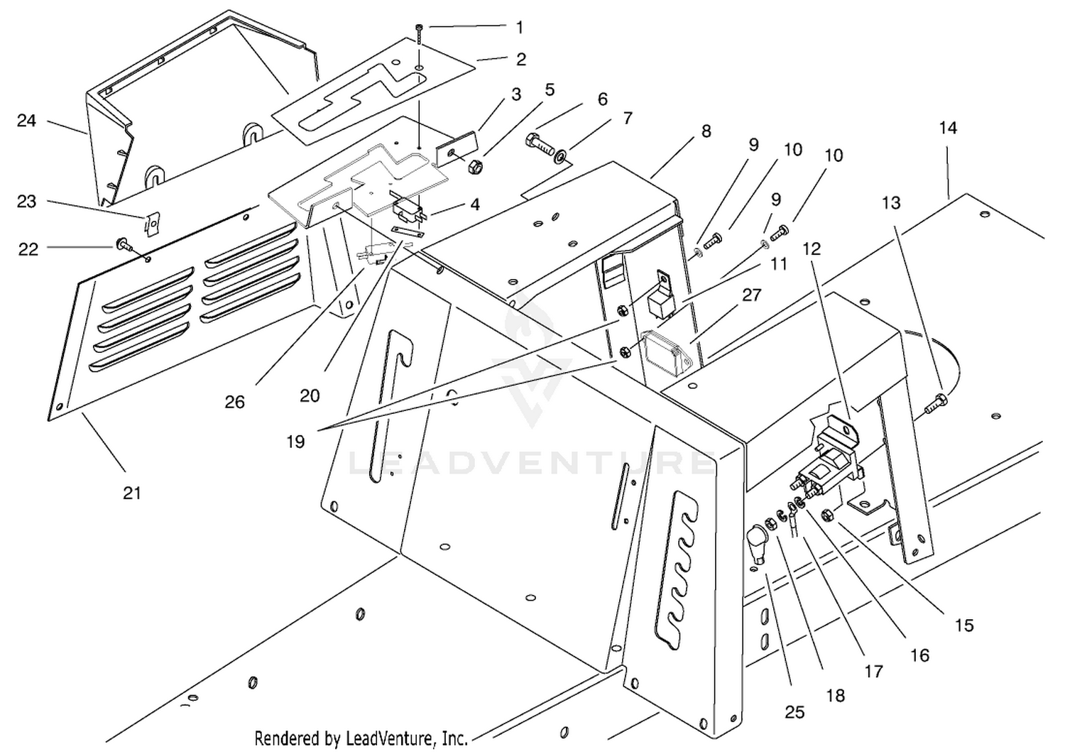 Seat Body  Side Panel Assembly