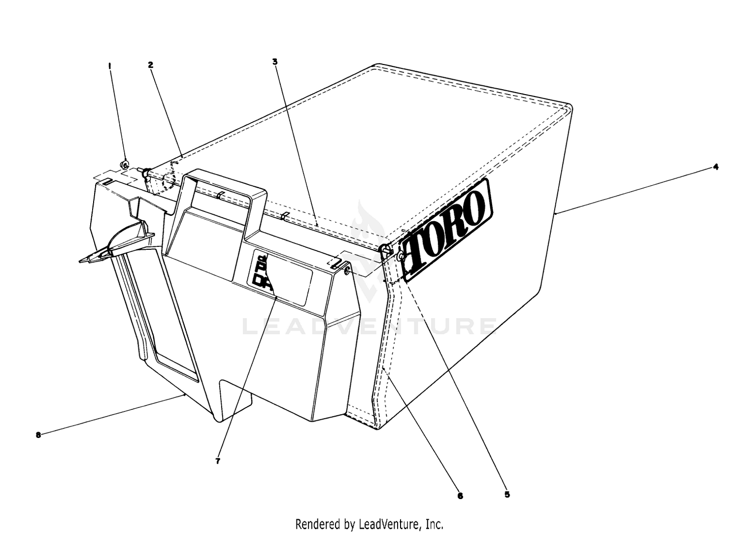Grass Bag Assembly No. 11-0189