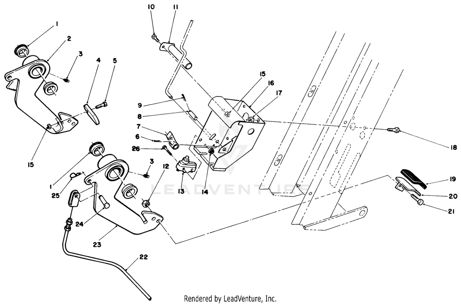 Steering Brake Assembly
