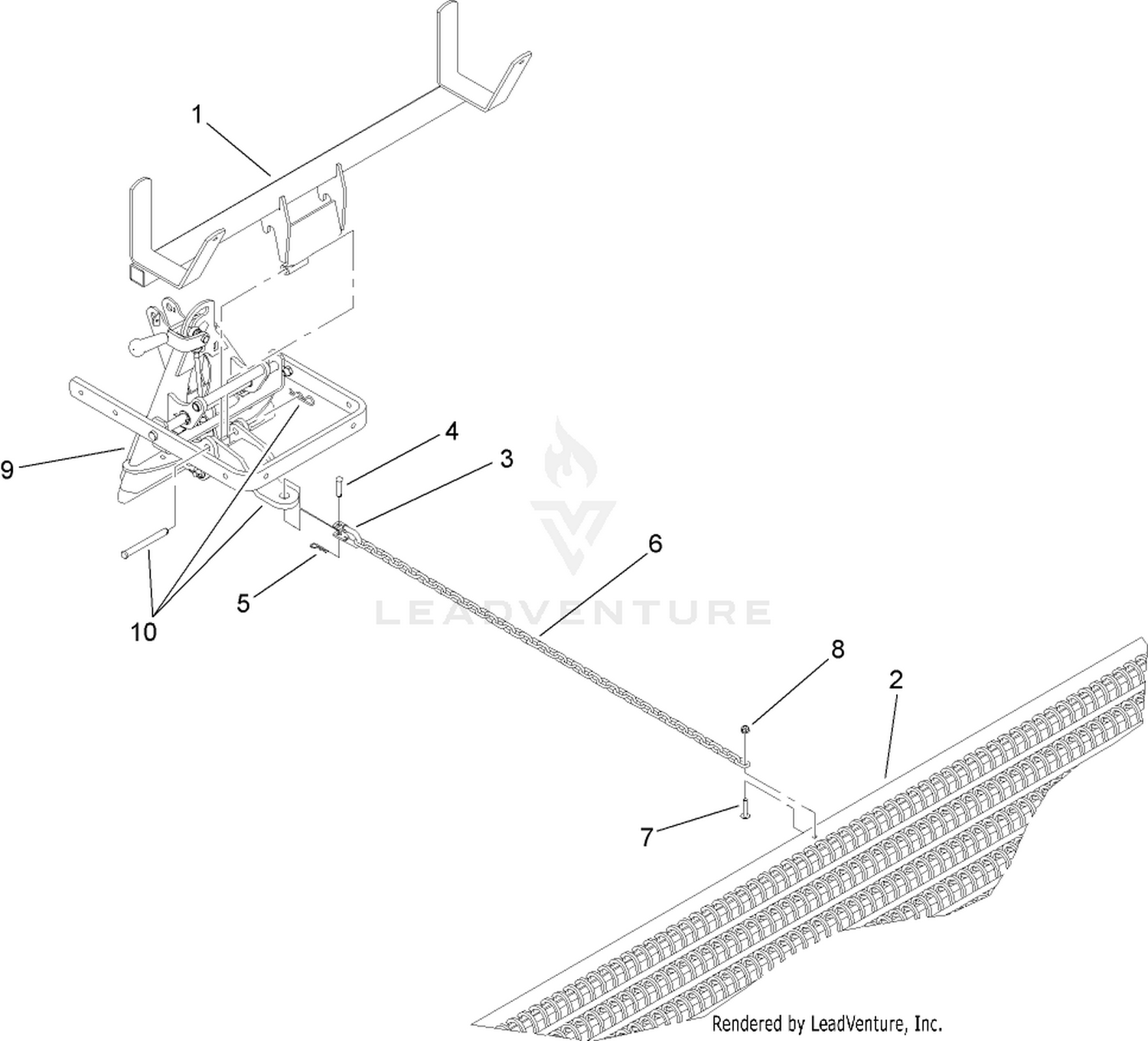 Drag Mat Assembly No. 112-1424