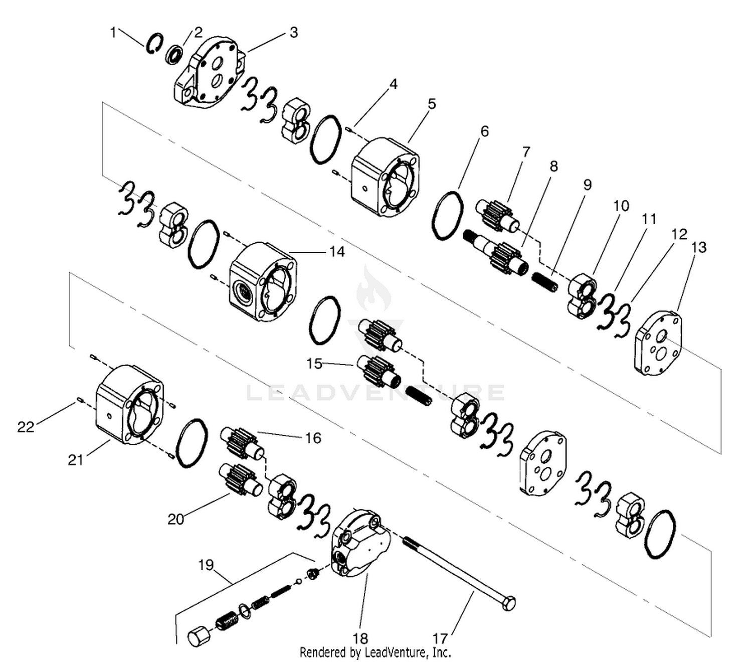 Hydraulic Pump No. 98-9796