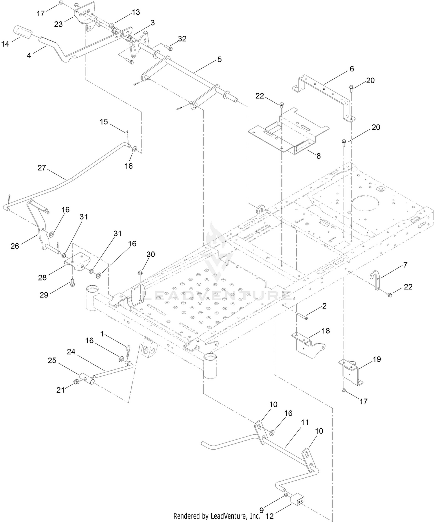 Deck Lift Assembly