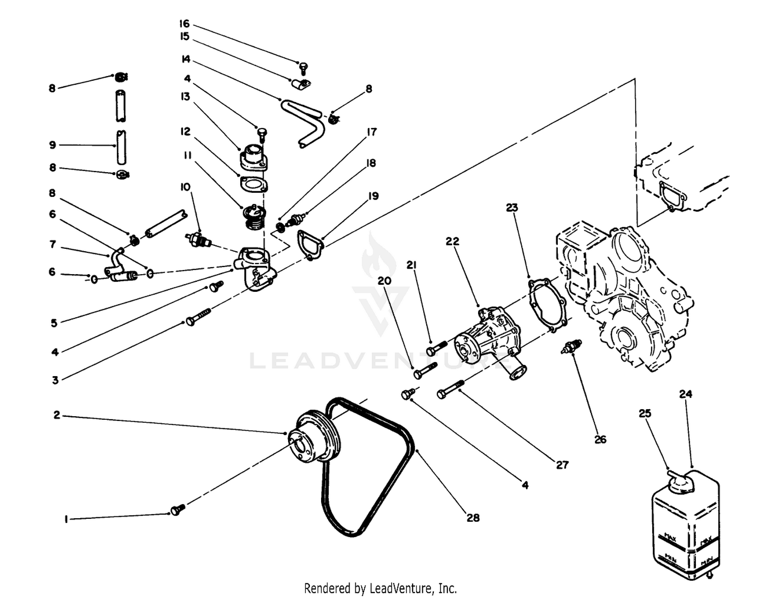 WATER PUMP ASSEMBLY