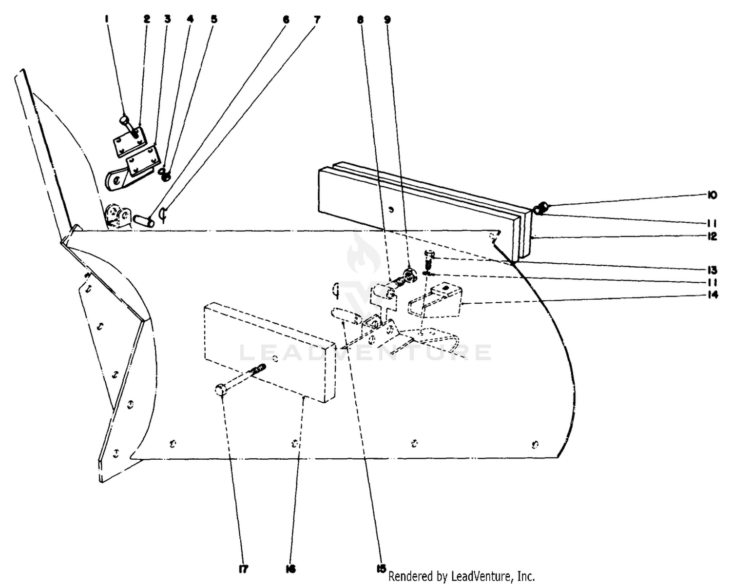 V-Plow Installation Kit Model No.30757 (optional)