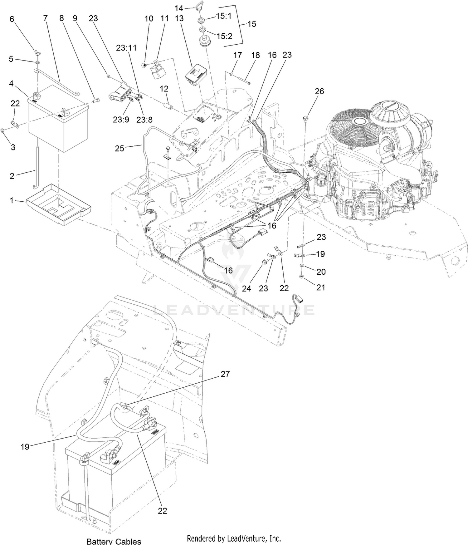 Battery and Electrical System Assembly