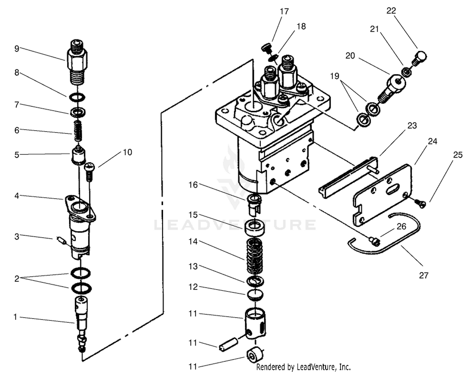 Injection Pump Assembly No. 98-9643