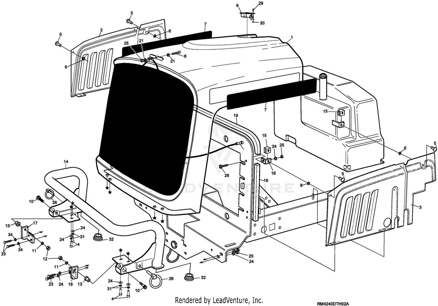 Engine Cover / Slide Screen