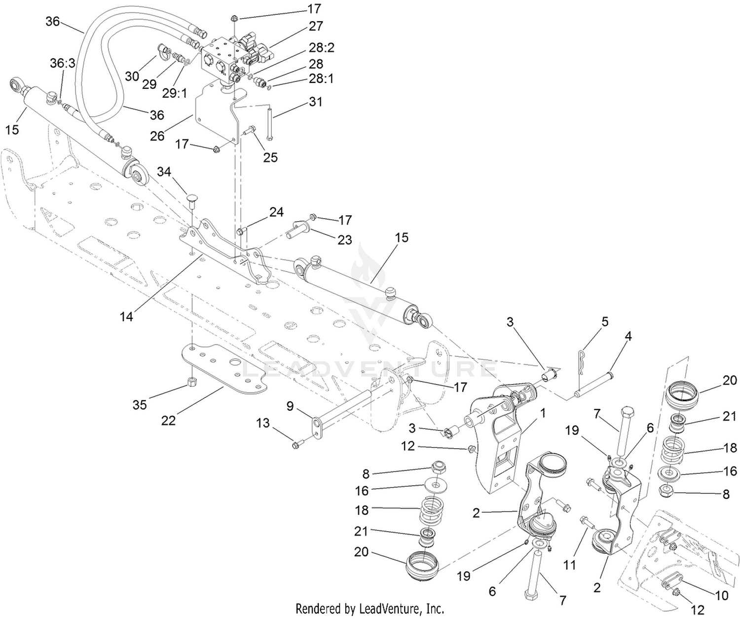 Center Boom Lift Assembly