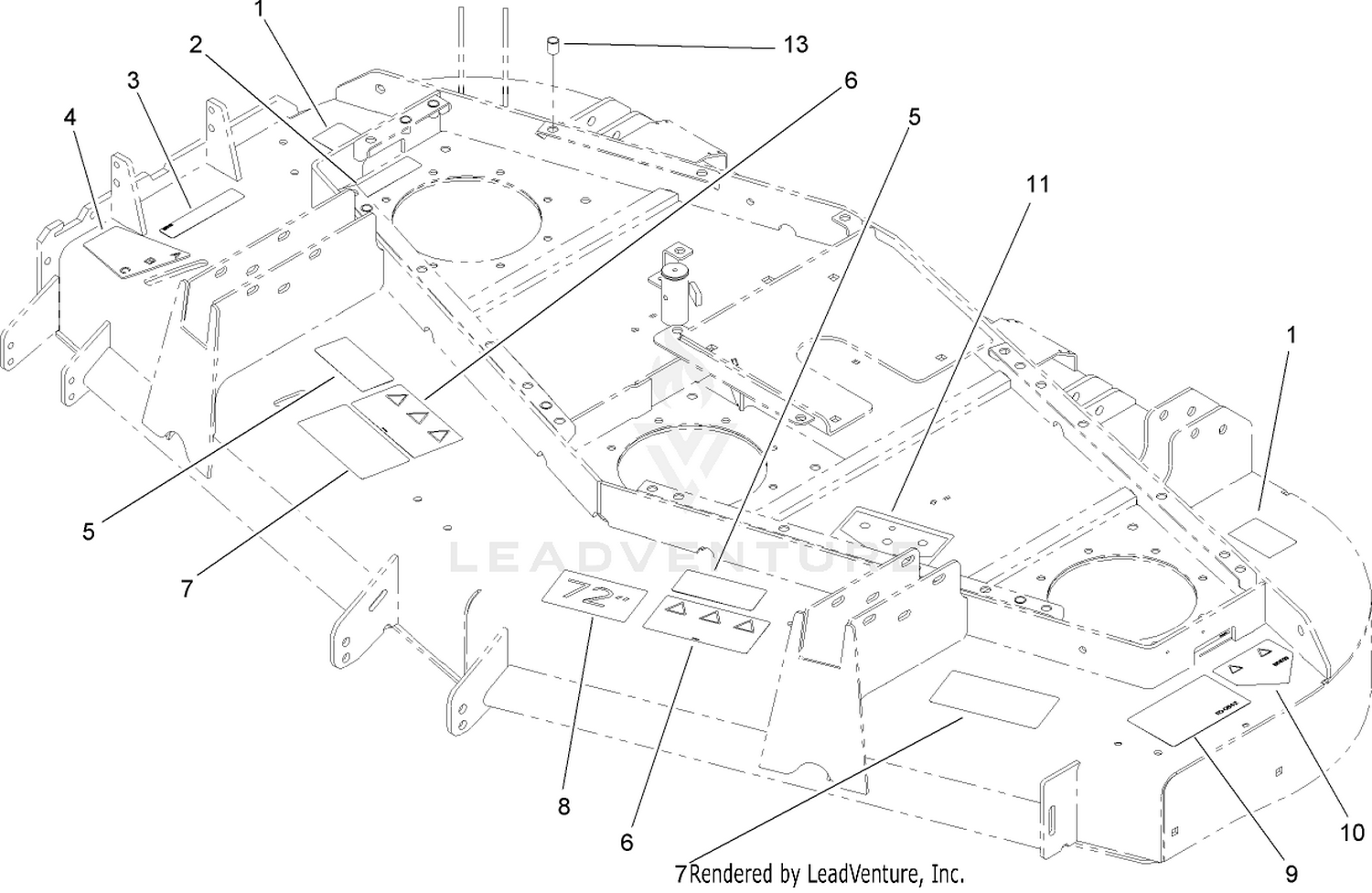 Deck Assembly No. 107-7281