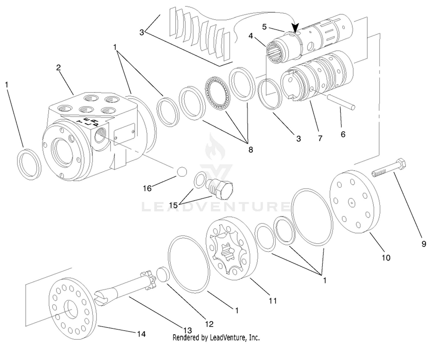 Steering Control Valve Asm. 93-5165