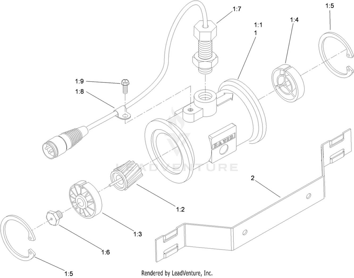 Flow Meter Assembly No. 104-9087