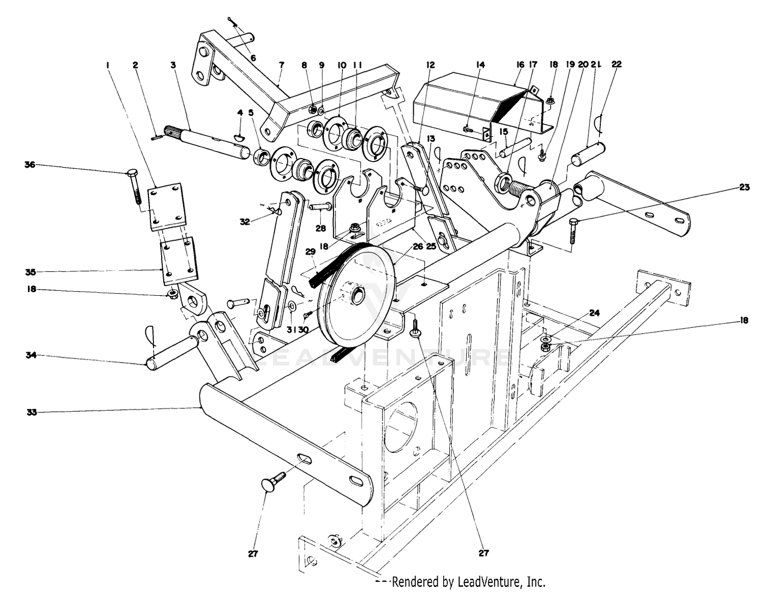 Adapter Kit 48" Snowthrower Model No. 30571 (optional)