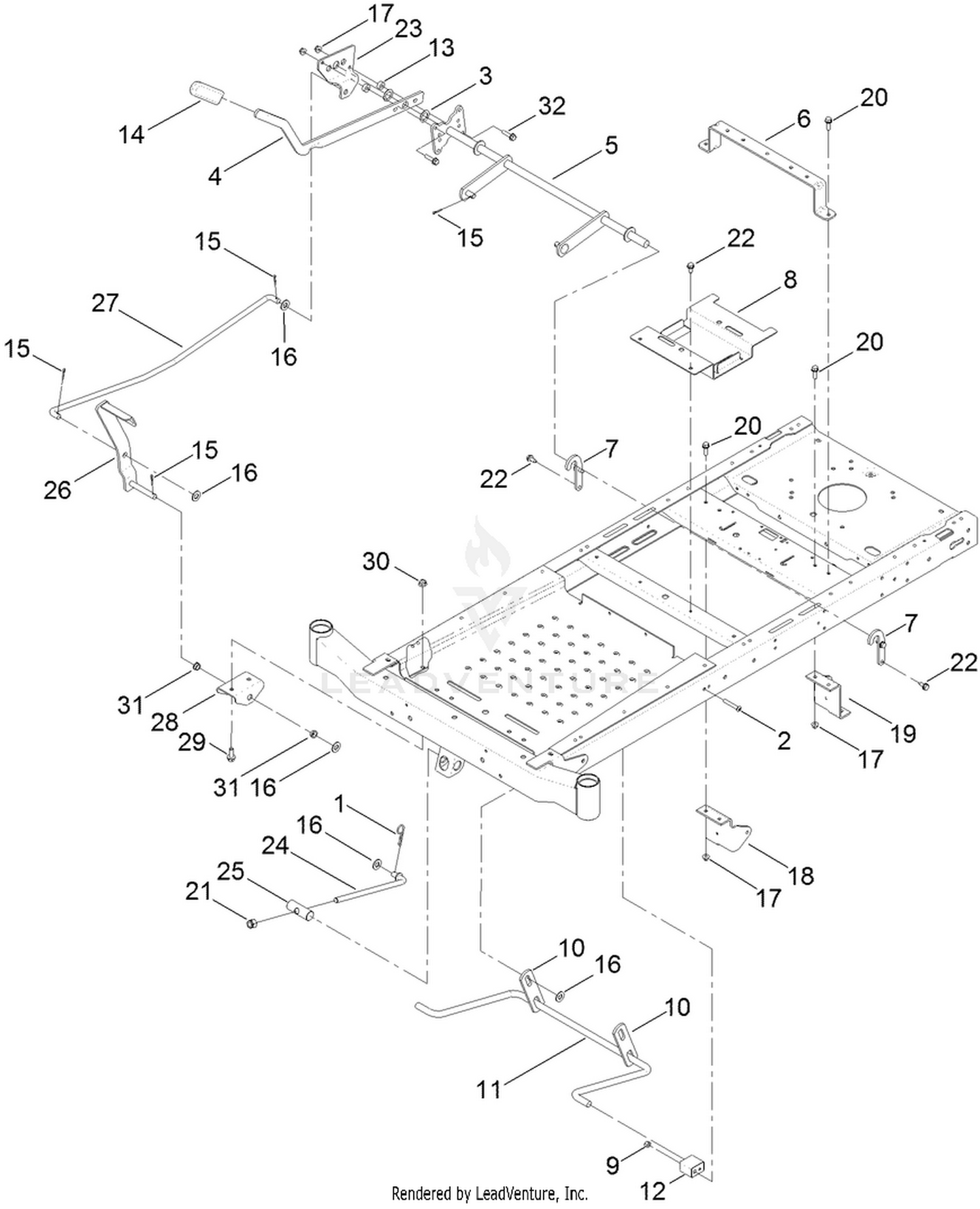Deck Lift Assembly