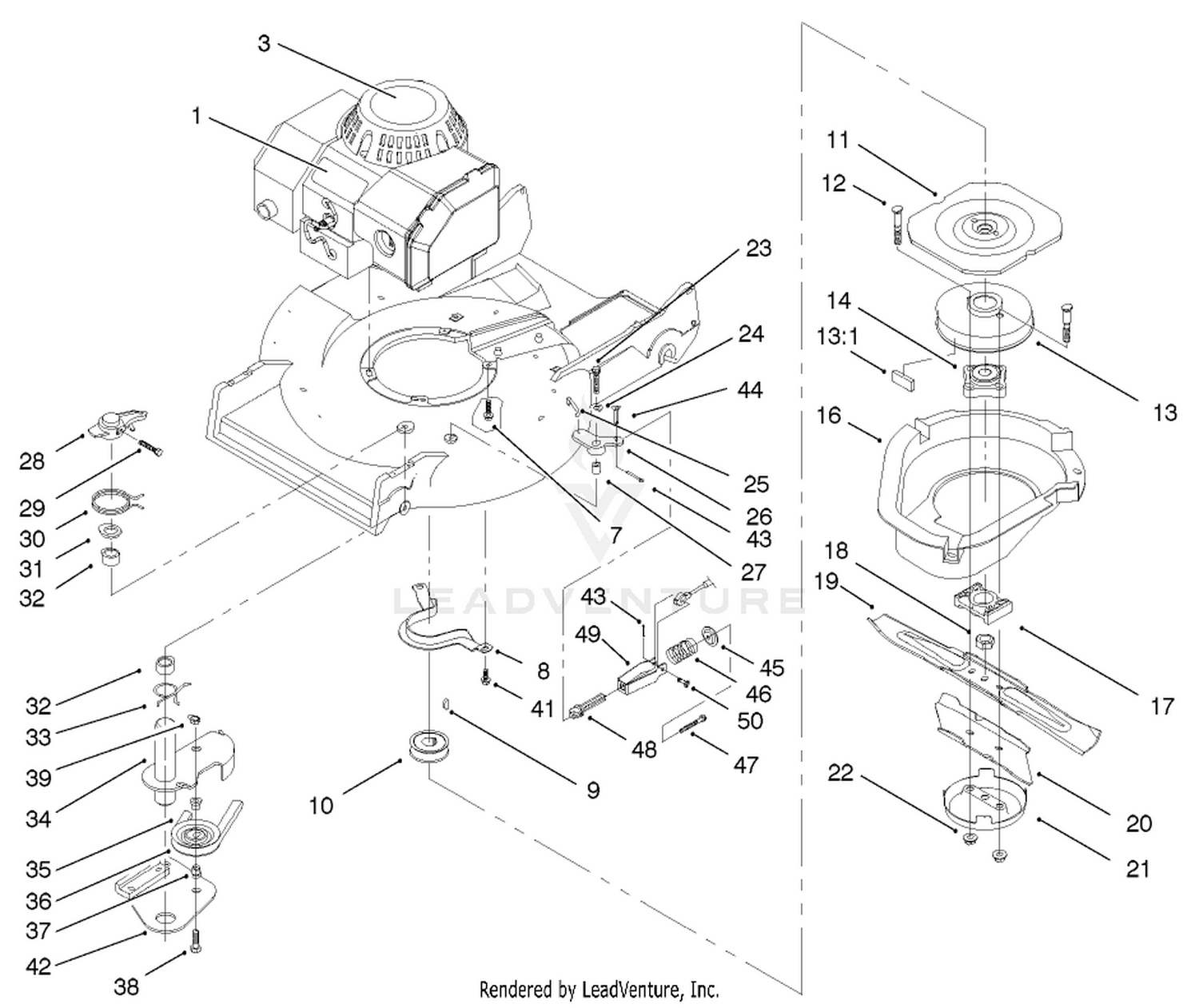 Blade Brake Clutch Assembly