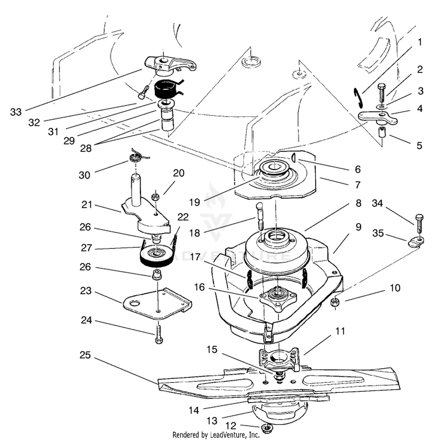Blade Brake Clutch Assembly