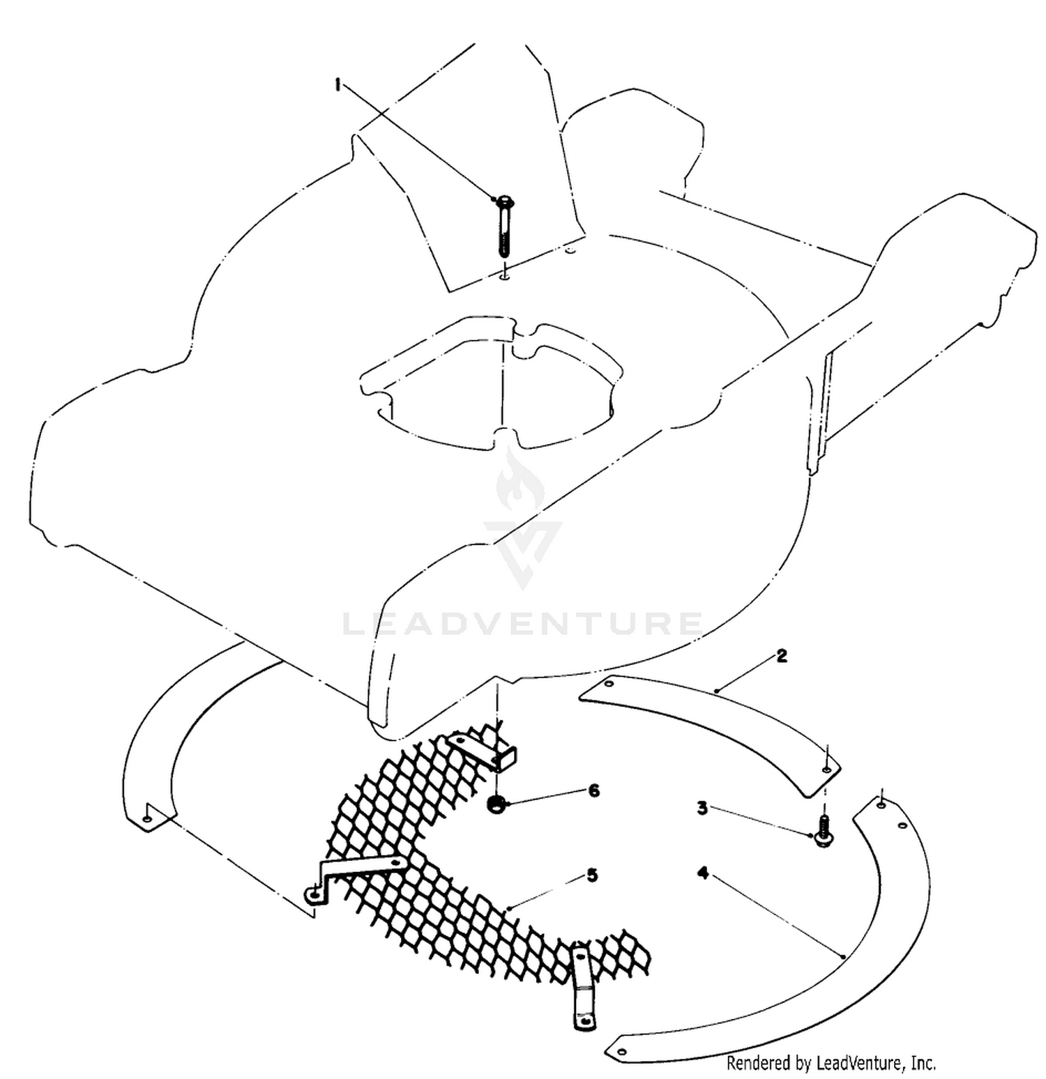 Leaf Shredder Kit No. 59100 (optional)
